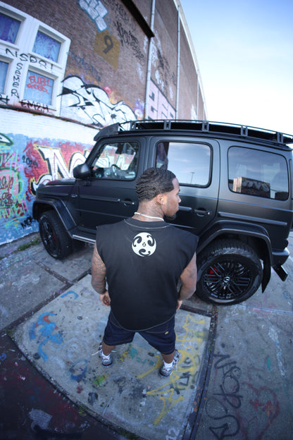 HEAVYWEIGHT CONTRAST STITCH SLEEVELESS