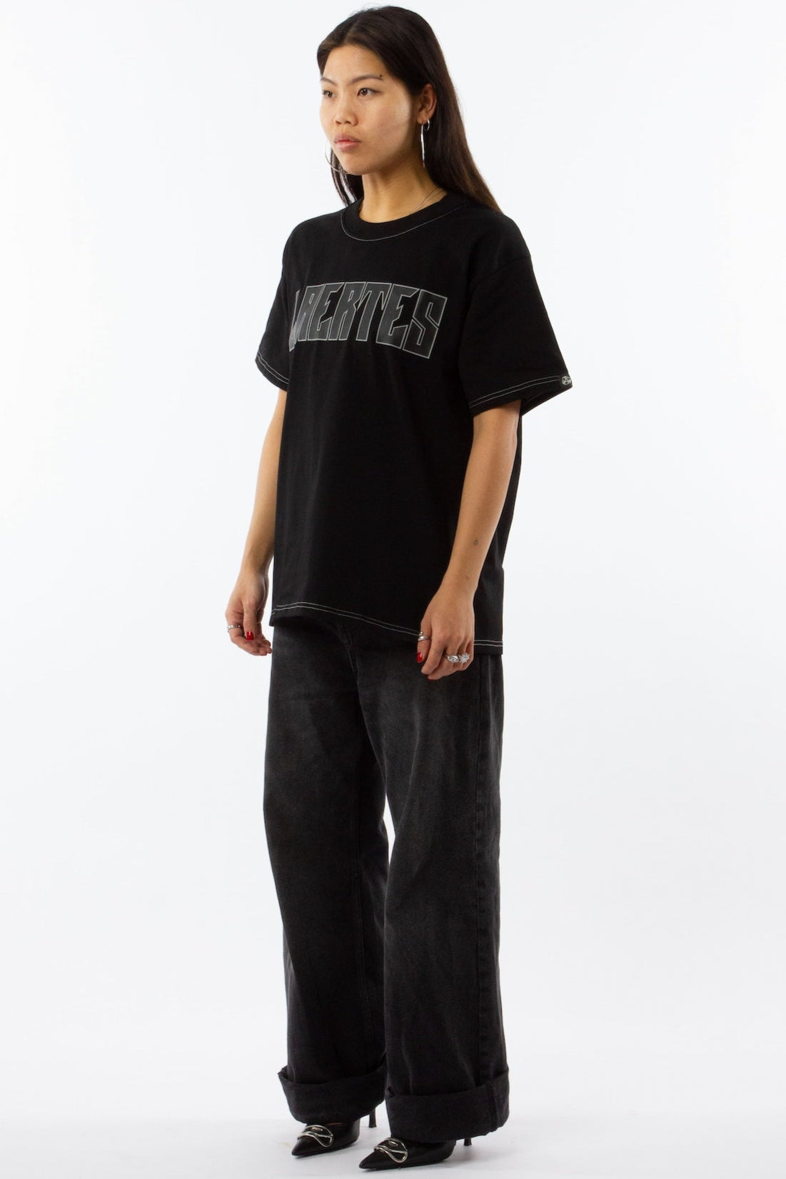HEAVYWEIGHT CONTRAST STITCH T-SHIRT