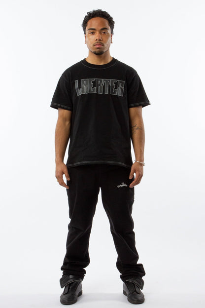 HEAVYWEIGHT CONTRAST STITCH T-SHIRT
