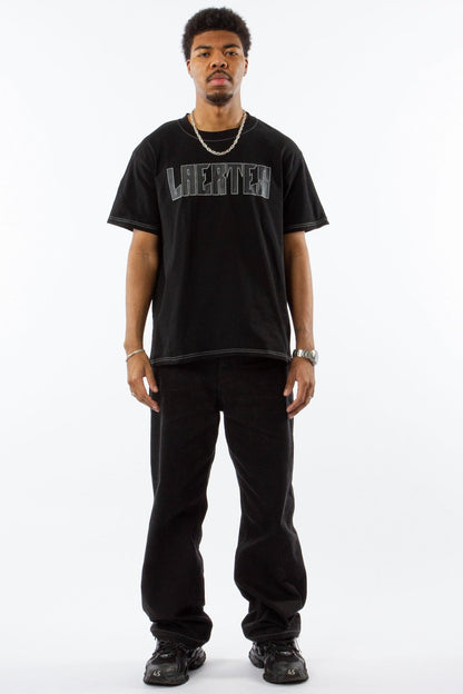 HEAVYWEIGHT CONTRAST STITCH T-SHIRT