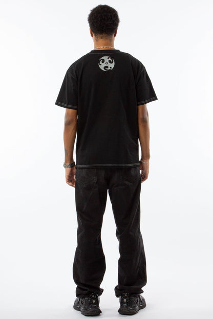 HEAVYWEIGHT CONTRAST STITCH T-SHIRT