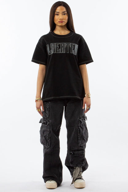 HEAVYWEIGHT CONTRAST STITCH T-SHIRT