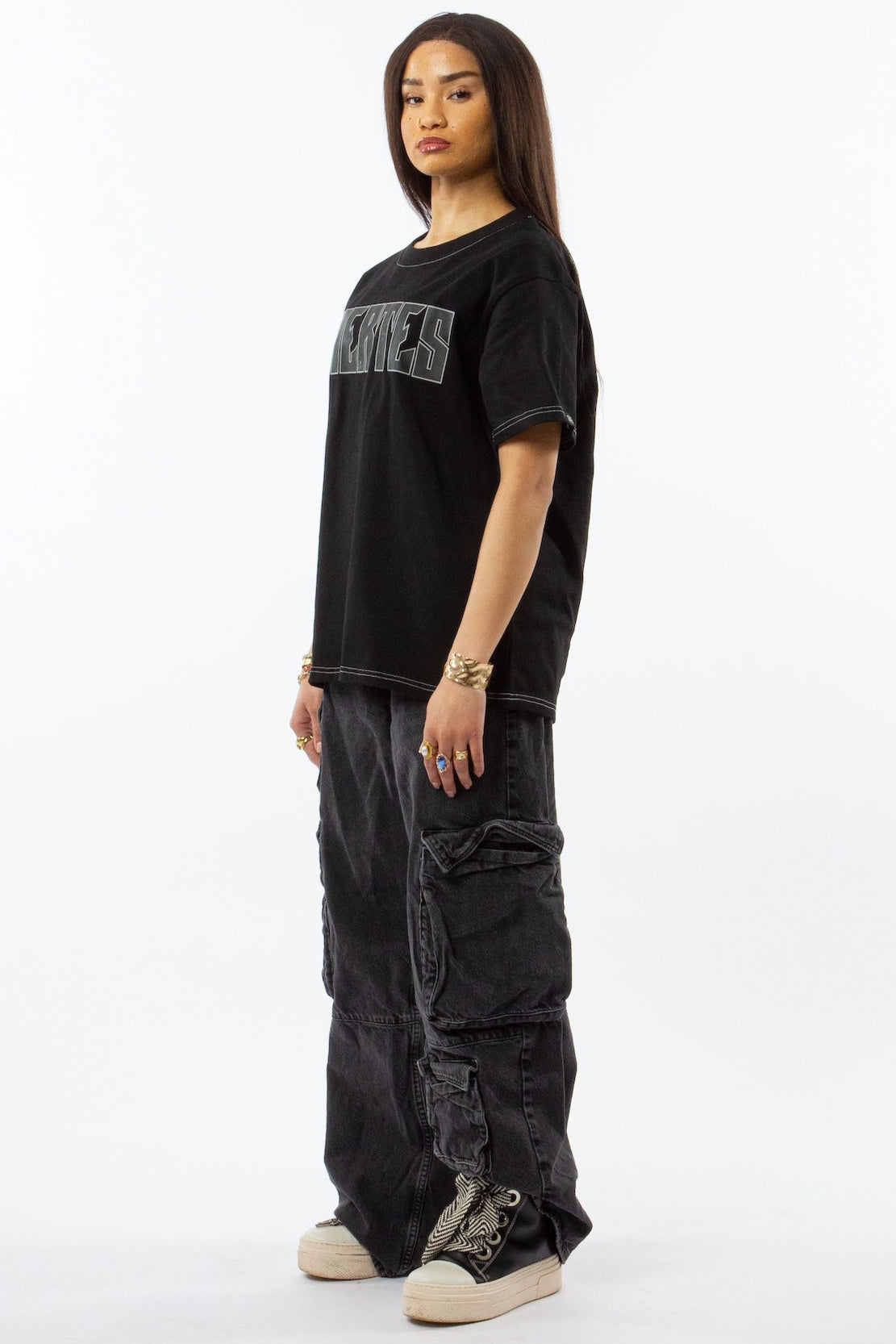 HEAVYWEIGHT CONTRAST STITCH T-SHIRT